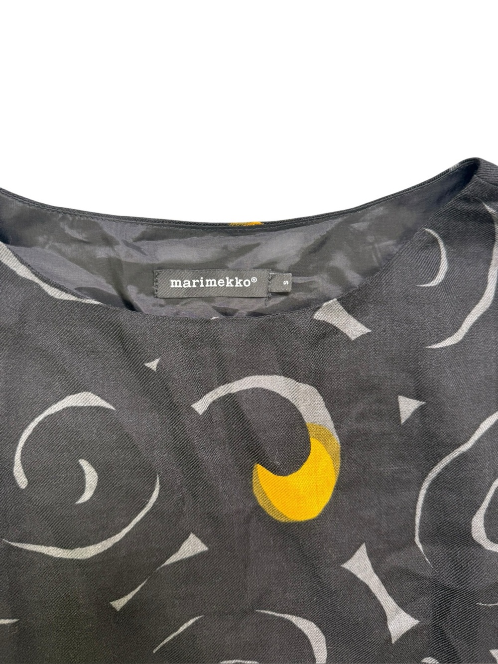 Marimekko Sonaatti Wool Silk Blend Top - Picture 4 of 8